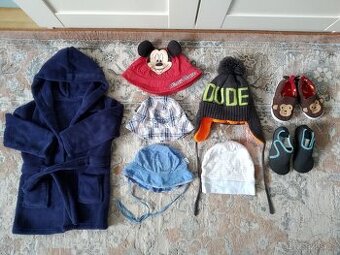 Župan, čepice, obuv