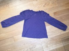 Dívčí tmavě fialová halenka Feu Follet 128