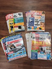 staré PC časopisy SVĚT POČÍTAČŮ, PC WORLD, PC MAGAZINE ...