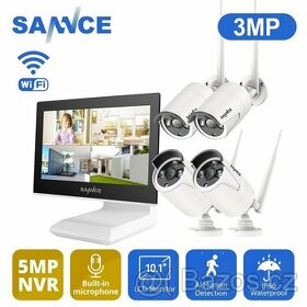 Bezpečnostní kamerový systém SANANCE 4 kamery / LCD monitor - 1