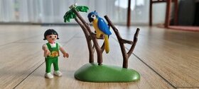 Playmobile- holčička s papouškem