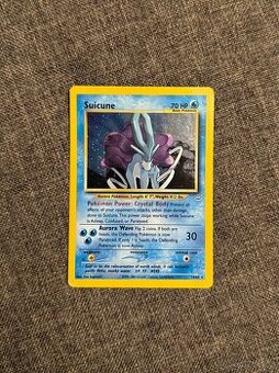 Pokémon karta Suicune raritní - 1