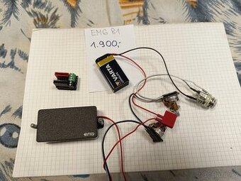 Prodám kytarový snímač EMG81_2020