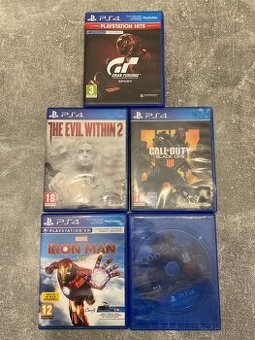 Hry na playstation 4 v dobrém a použitelném stavu