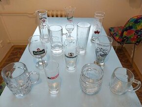 pivní půllitry,sklenice-Staropramen, Radegast, Ferdinand aj. - 1