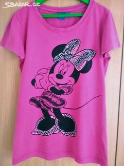 dívčí tričko s motivem Minnie Mouse