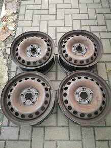 4 x Plechový disk 15" 5 x 112 6Jx15H2 Škoda, VW