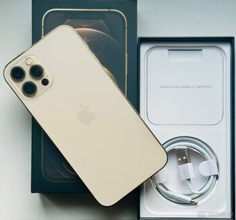 iPhone 12 Pro Gold BATERIE 100% TOP