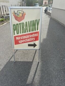 Volně stojící reklama “ potraviny” - 1