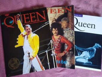 Queen, Freddie Mercury - 2 knihy plus britský magazín