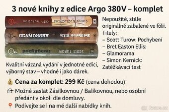 3 nové knihy z edice Argo 380V – komplet