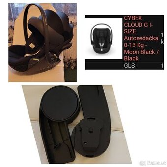 CYBEX CLOUD GI- SIZE
Autosedačka 0-13 Kg - Moon Black Black