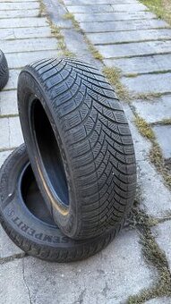Prodám 2 ks zimních pneu Semperit 205/60 R16 92H