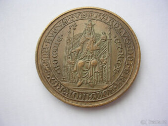 AE medaila 2 dukát Karel IV. - návrh Jiří HARCUBA 1978