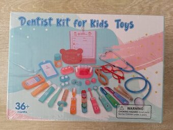 NOVÁ Dřevěná sada pro zubaře DENTIST KIT
