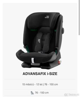 Britax Römer Advansafix i-Size – autosedačka 76–150 cm (9–36
