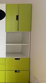 Dětská skříň Stuva zelená