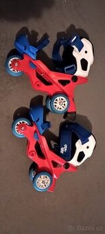 Kolečkové brusle na boty