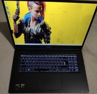Herní notebook Msi 17" 144hz  R7 AI 350, RTX 5060 8gb
