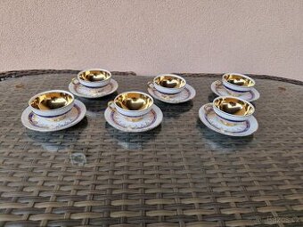 Souprava 6 šálků, podšálků - Thun