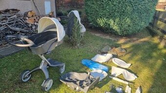 Dětský kočárek stokke xplory + příslušenství