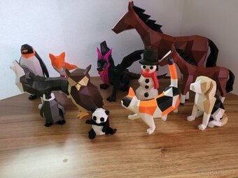 Magnetické zvířatka 3D puzzle