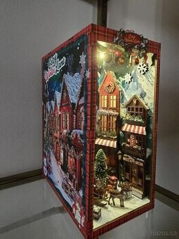 Vánoční dekorace do knihovny