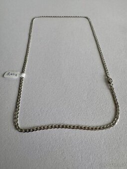Zlatý řetízek 14K, bílé zlato, 55 cm, 8,65 g