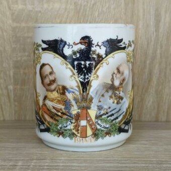 WW1- PORCELANOVÝ HRNEK - FRANZ JOSEF
