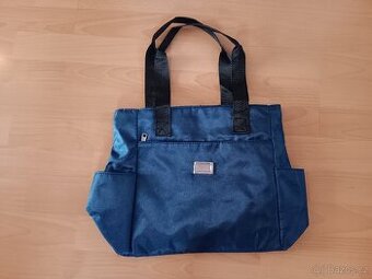 nová dámská látková kabelka - tmavě modrá