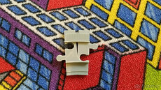 uplo vlak, kolej 1/4 zatáčka