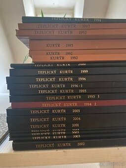 Sbírka svázaných ročníků Teplický kurýr 1992–2005