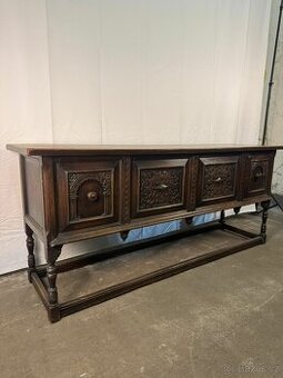 Starožitná masivní komoda (136009)