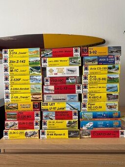 Modely letadel 1/72 – 30 ks (Kovozávody + mix)