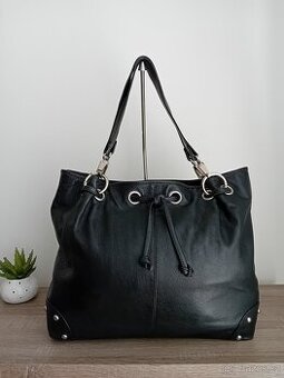 Leather dámská maxi velká kabelka kožená