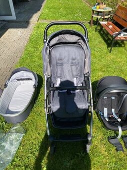 Kočárek Baby Design + Cybex vajíčko