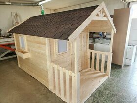 Velký dětský dřevěný zahradní domek
