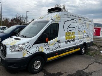 Ford Transit JUMBO chlaďák - poškozený motor