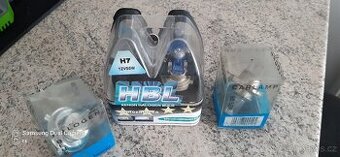 2×H4 žárovka + 1xH7 halogenová žárovka 12V 55W
