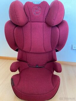 Platinová autosedačka Cybex Solution Z i-Fix v ružové barvě
