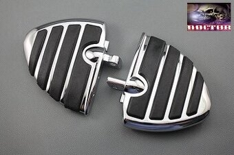 Masívní chrom plotny řidiče spolujezdce chopper,cruiser.