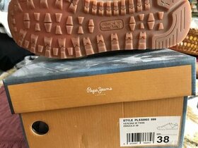 Kožené tenisky Pepe Jeans
