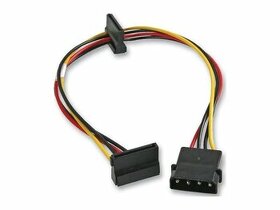 4pin Molex → 2x SATA -- hdd redukce napájení
