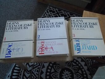 Knihy - dějiny francouzské literatury - 1,2,3