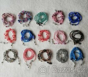 Korálky na brýle a roušky