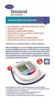 Tonometr - tlakoměr - Tensoval duo control