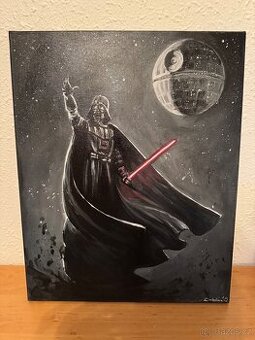 Akrylový portrét Star Wars Darth Vader
