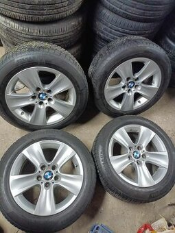 ❄️zimné 4ks alu disky orig. BMW 5x120 R17 pneu ❄️ 225/55 6mm