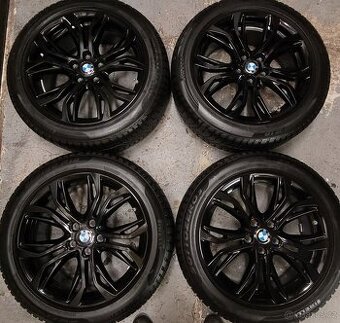 Bmw X1:F48, 18' alu disky,černé, zimní set, tpms