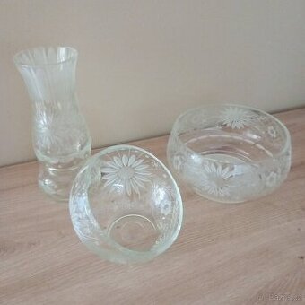 Broušená třídílná sada